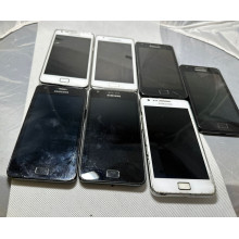 7 X Faulty Samsung Galaxy S2 I9100 - Black Smartphone