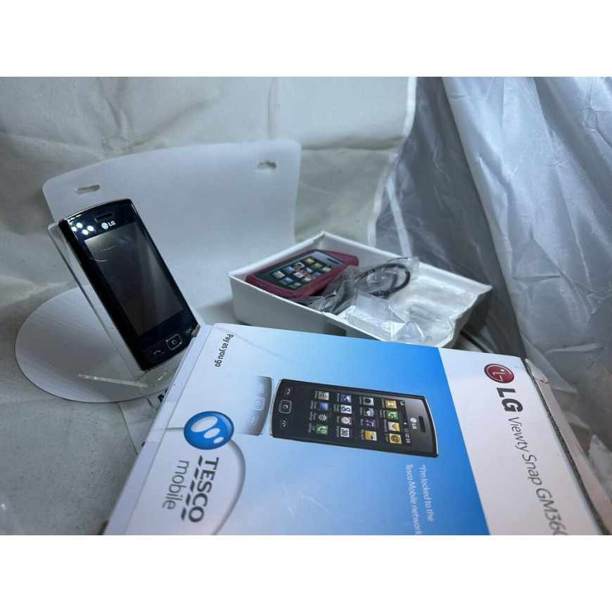 LG Viewty Snap GM360 - Black  (Unlocked) Smartphone