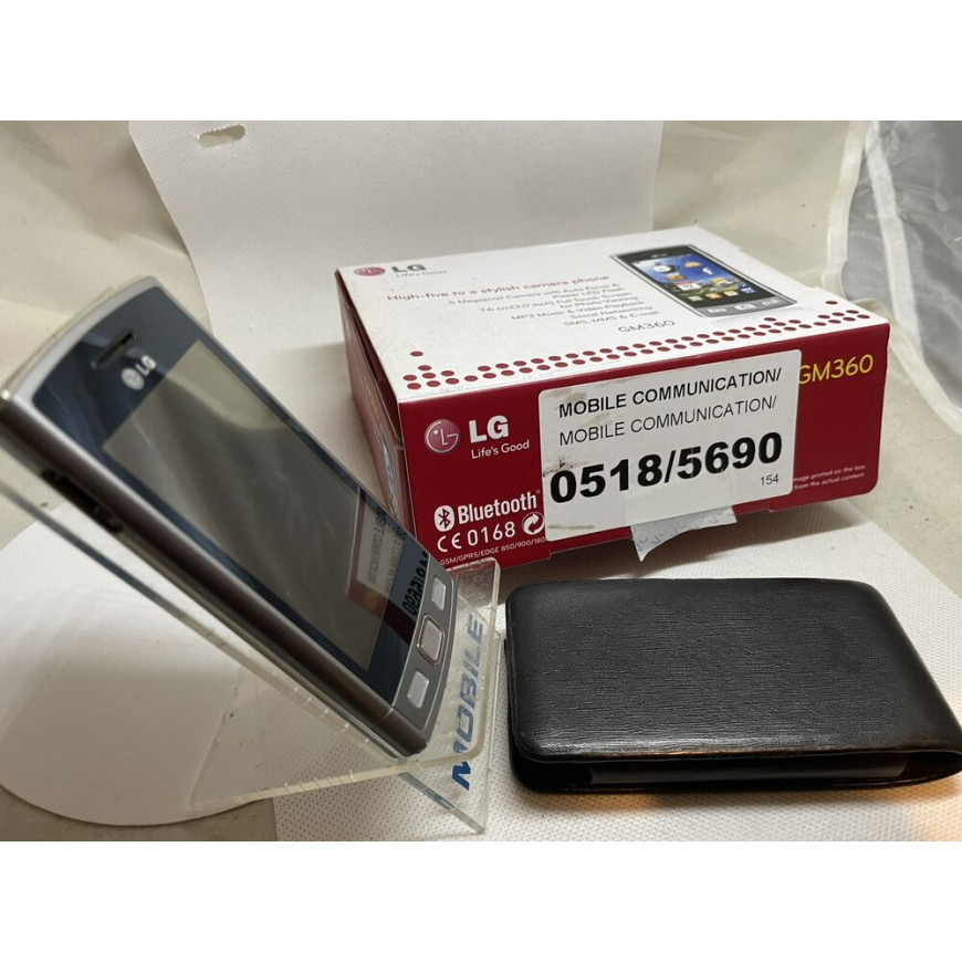 LG Viewty Snap GM360 - Grey (Unlocked) Smartphone