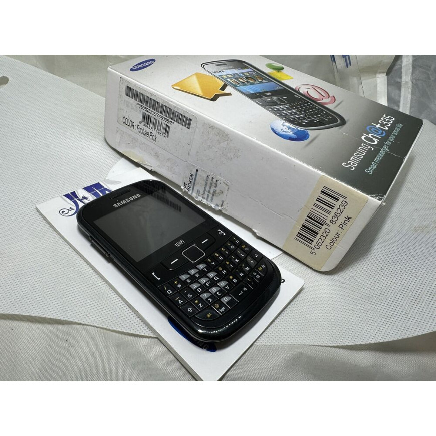 Samsung Chat 335 - S3350 Black  (Unlocked) Smartphone Boxed