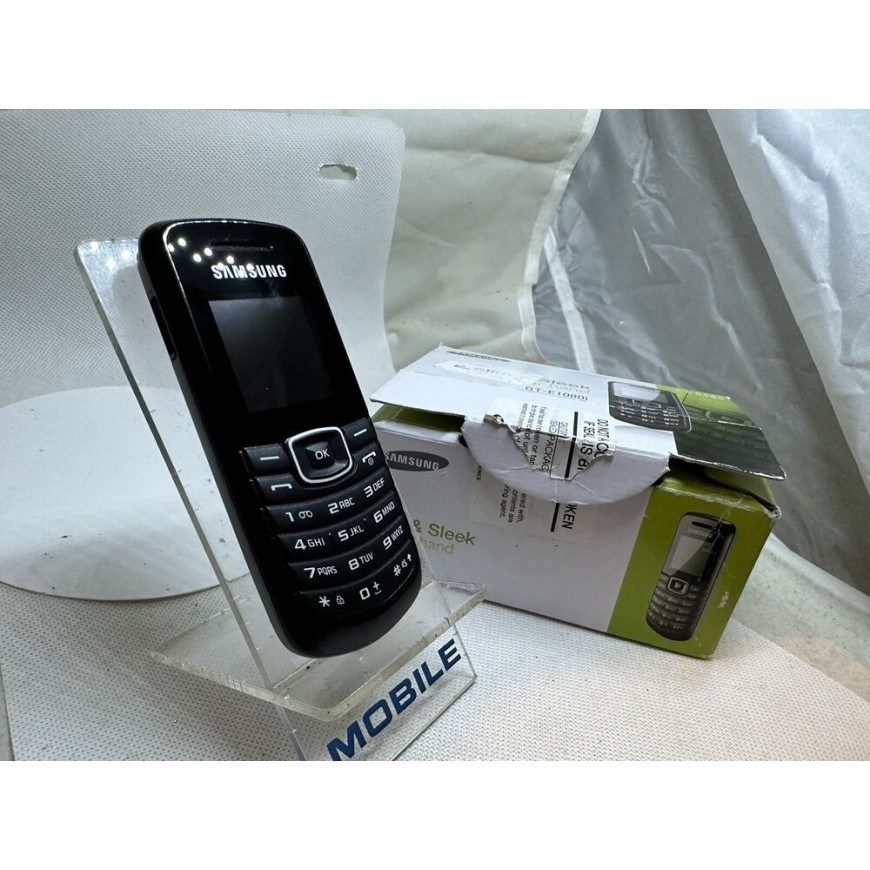 Samsung GT E1080i - Black (Unlocked) Mobile Phone Boxed