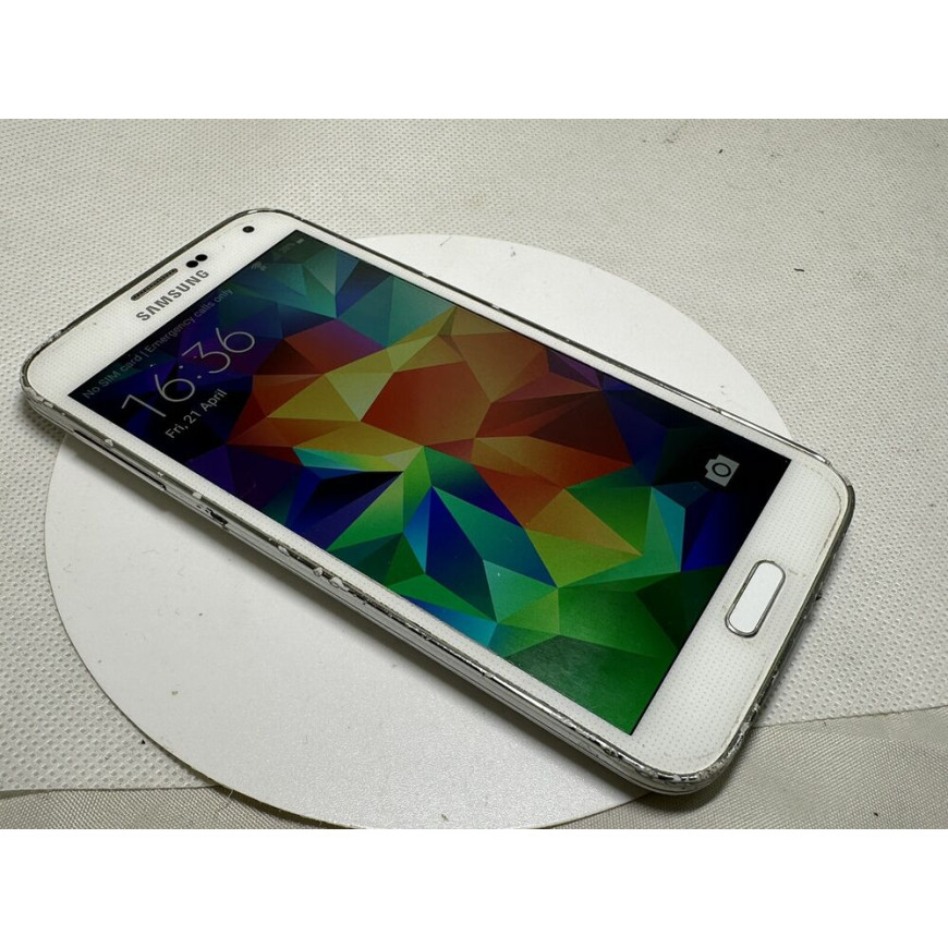 Samsung Galaxy S5 SM-G900F White ( Unlocked )  Smartphone