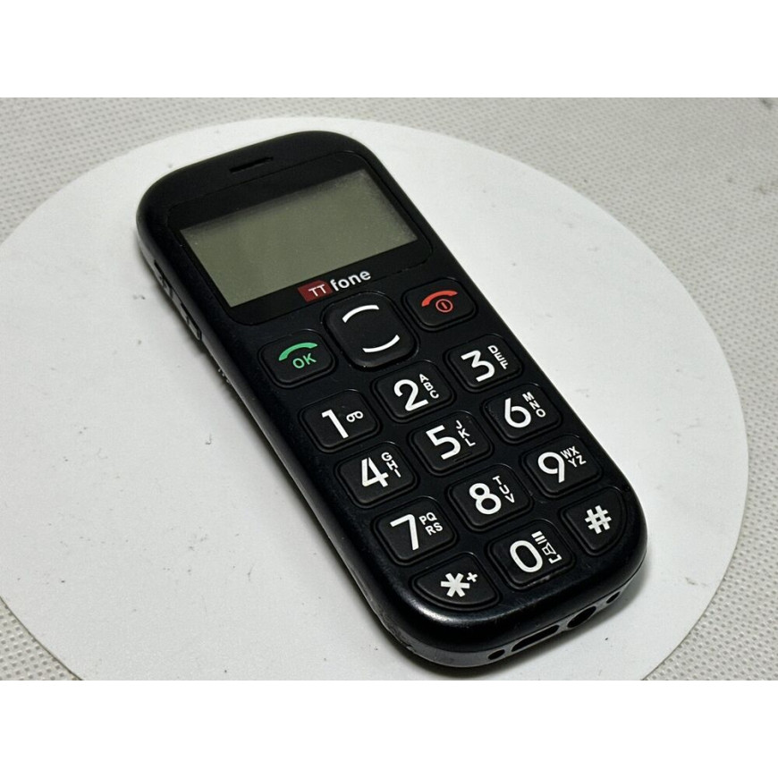 TTfone TT1800 Black (Unlocked ) SOS Big Button Mobile Phone