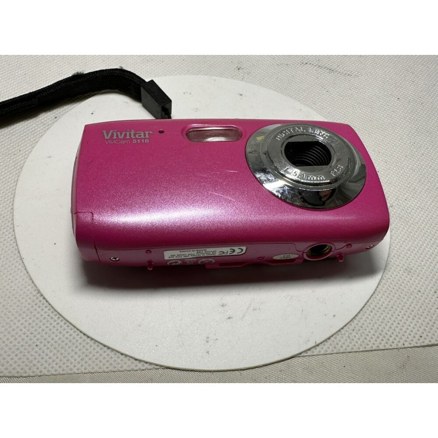 Vivitar Vivicam 5118 5.1 Megapixel Pink Digital Camera