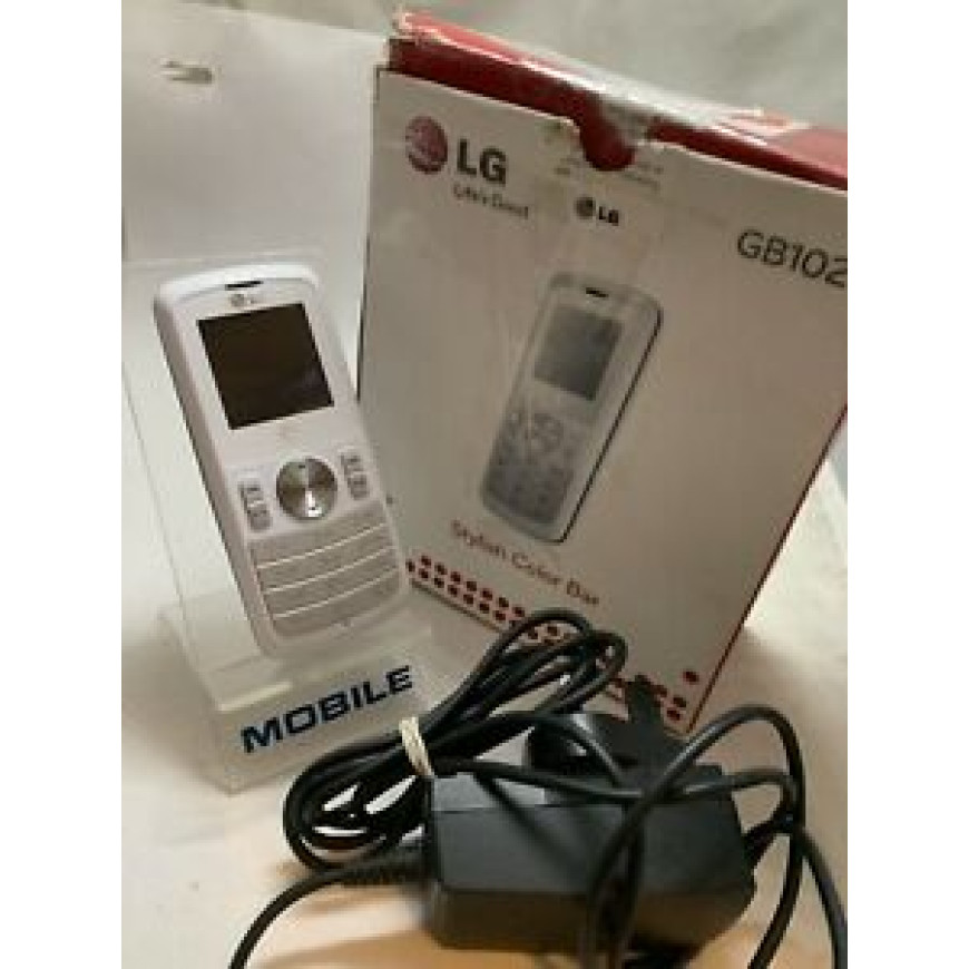 LG GB102 - White (Unlocked) Mobile Phone Boxed