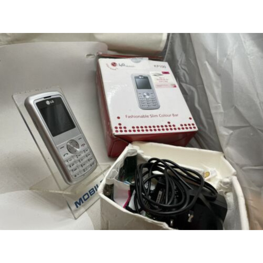 LG KP100 - White (Unlocked) Mobile Phone Boxed