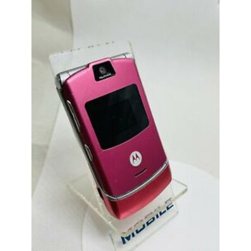 Motorola RAZR V3 - Light Pink Silver (Unlocked) Mobile Phone