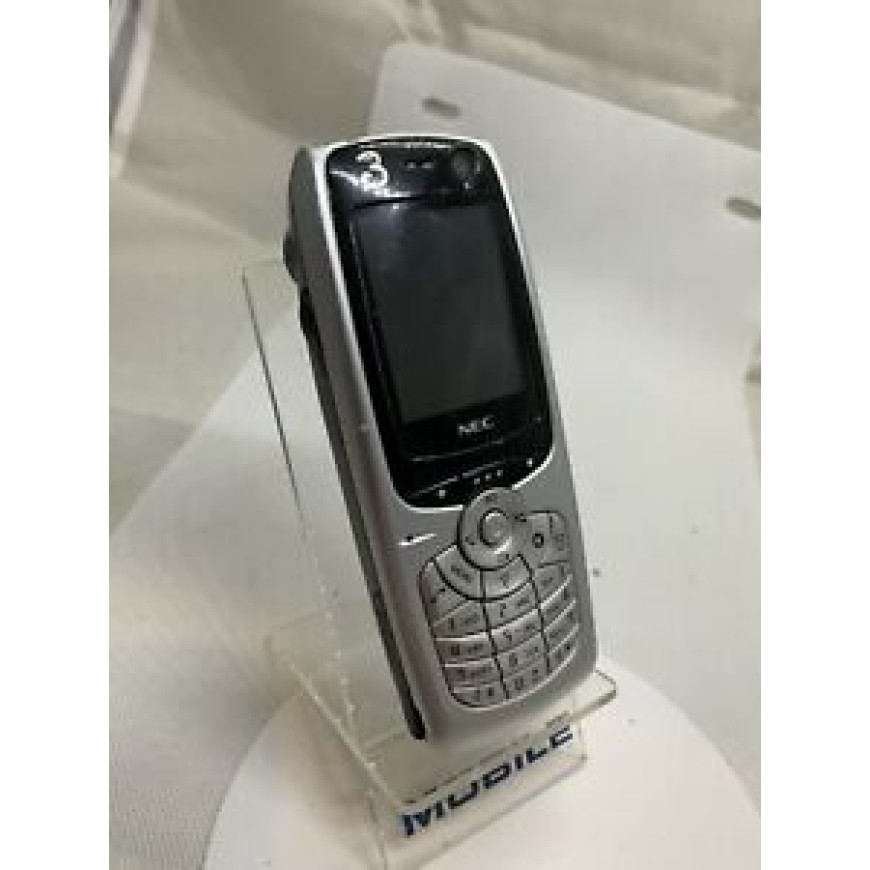 Nec E228 Silver Black ( Three) Mobile Phone