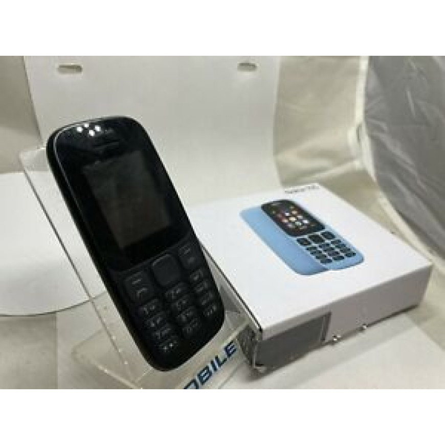 Nokia 105 (2017) - Black (Unlocked) Mobile Phone TA-1010 Boxed
