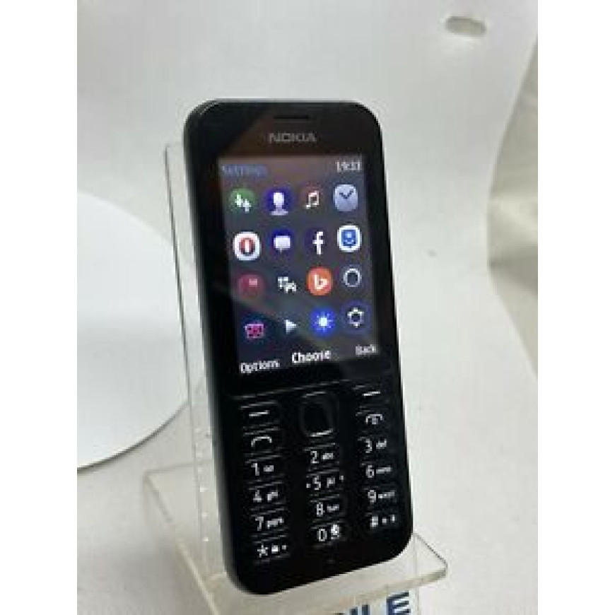 Nokia 222 RM-1137 - Black (Unlocked ) Smartphone