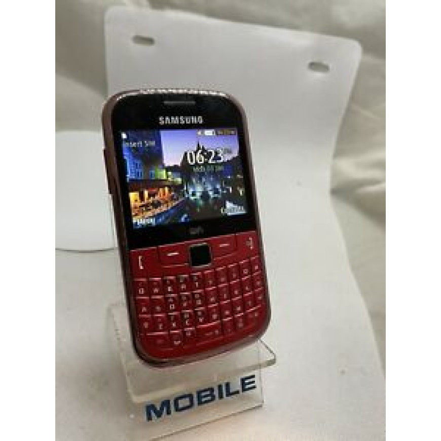Samsung Chat 335 - S3350 Red (Unlocked) Smartphone
