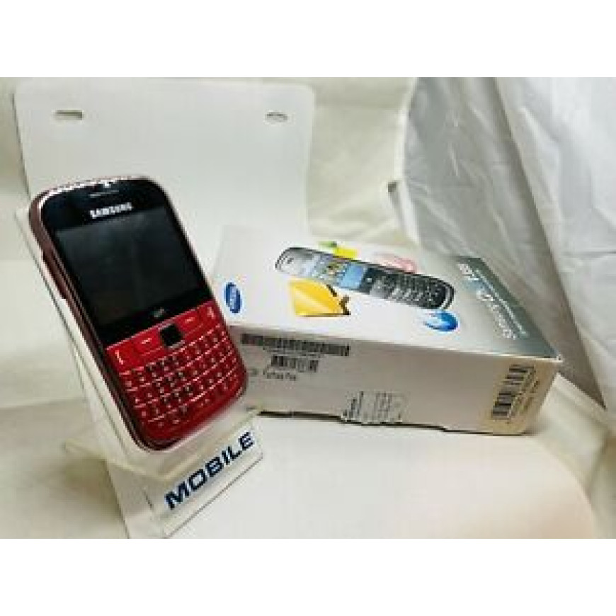 Samsung Chat 335 - S3350 Red (Unlocked) Smartphone Boxed