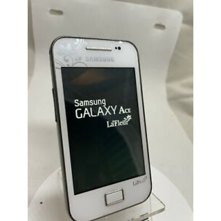 Samsung Galaxy Ace La Fleur GT-S5830i - Onyx White (Unlocked) Smartphone